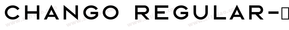 Chango Regular字体转换